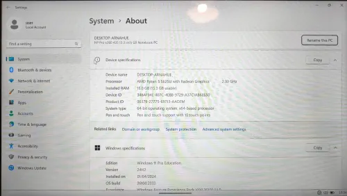 Hp notebook tactile pro x 360