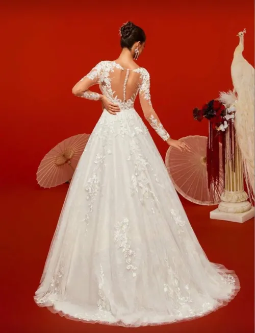 Robe blanche de mariée