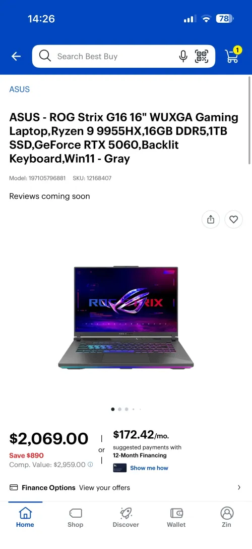 ASUS ROG STRIX G16