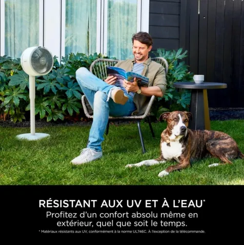 VENTILATEUR  flexbreeze - shark sans fils / batterie 20 h / silencieux / portable