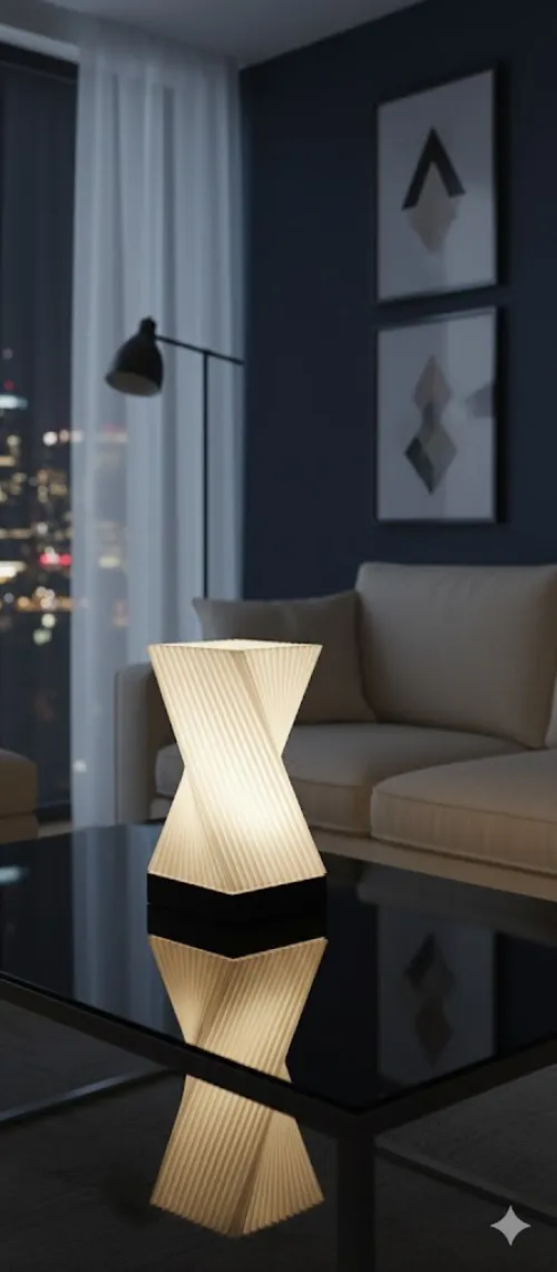 Veilleuse abat-jour led 3D  مصباح لاد