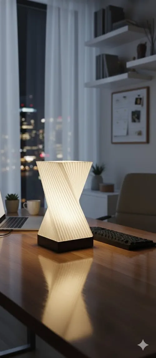 Veilleuse abat-jour led 3D  مصباح لاد