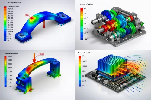 Conception mécanique  SolidWorks  تصميم ميكانيكي