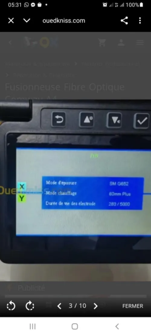 Soudeuse fibre optique très bon état 