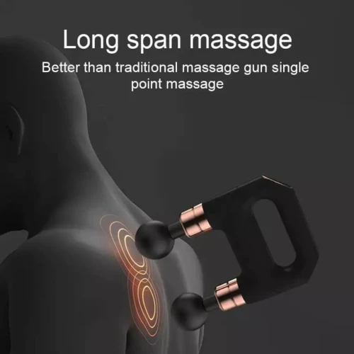 PISTOLET DE MASSAGE RECTANGULAIRE À DOUBLE TÊTE 