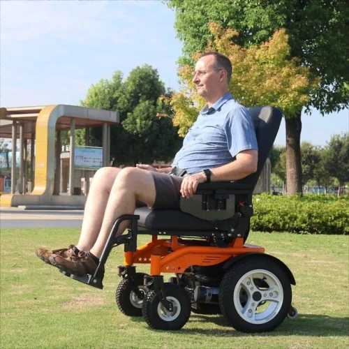 Fauteuil Roulant Électrique Puissant, Confortable, Siège auto