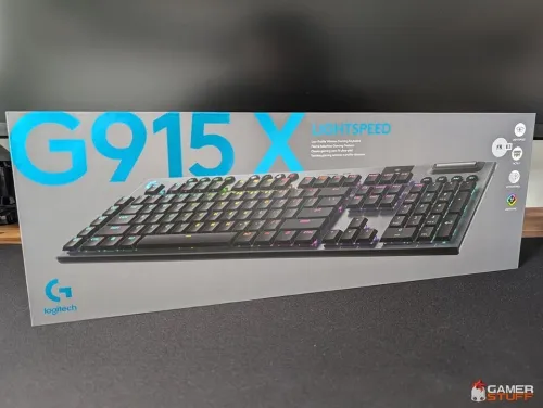 clavier gamer sans fil avec Platte G915X logitech avec battery rechargable