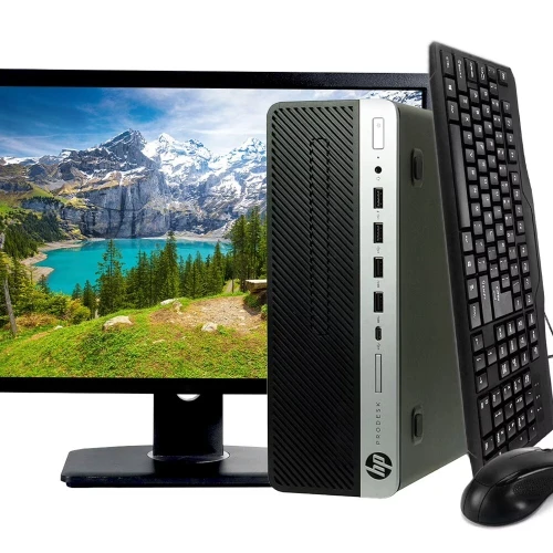 Pack Informatique HP ProDesk 600 G3 SFF - i3 7ème Gén - Avec Écran HP 22"