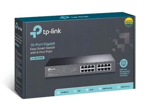 Switch Ethernet Gigabit PoE+ 16 ports TP-Link TL-SG1016PE - Neuf