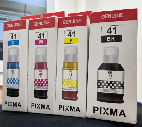 Pack de 4 bouteilles d'encre Canon GI-41 Pour PIXMA : G1420. G3420. G2420. G2460. G3460. G3430.