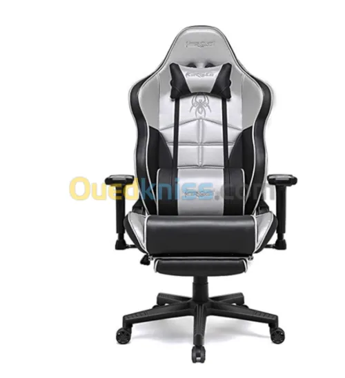 Chaise de Gaming Kirogi HZ-2076 - Ergonomique, Inclinable, Confort Supérieur