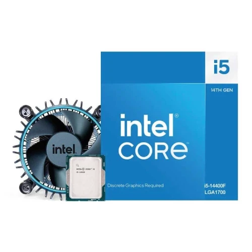 Processeur Intel Core i5-14400F (14ème Gén) - 4.7 GHz - LGA 1700 - Neuf Scellé