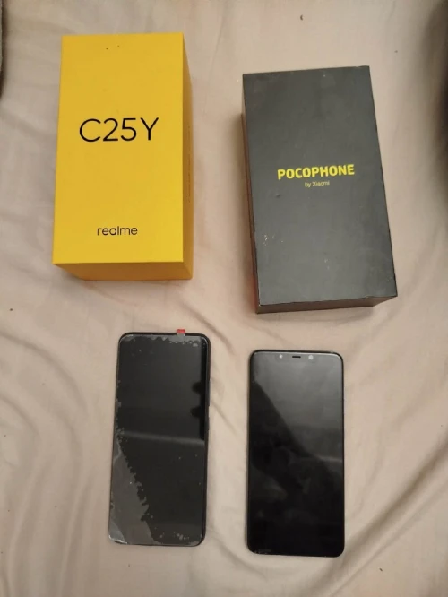 POCOPHONE F1 + REALME C25Y POCOPHONE F1 + REALME C25Y
