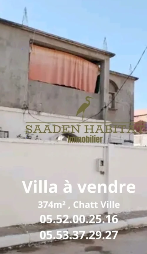Vente Villa El Tarf Echatt