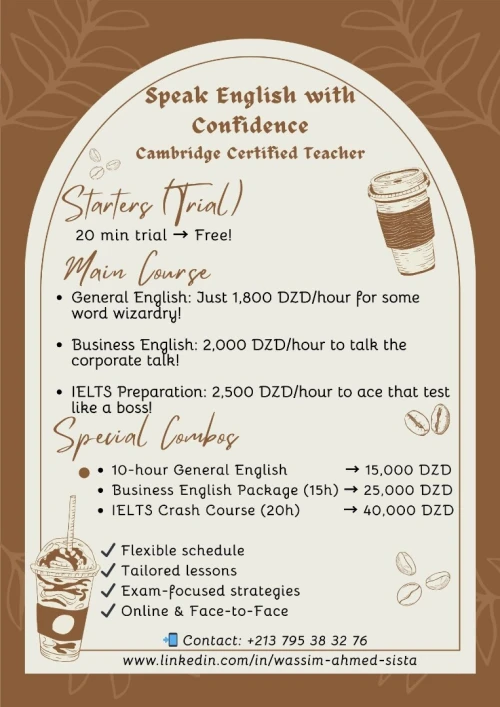 Cambridge-certified English Teacher