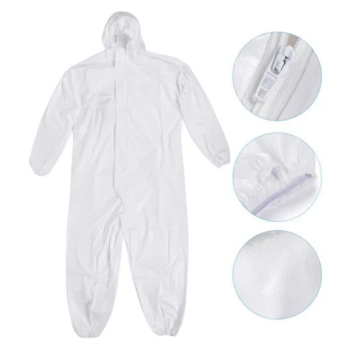 Combinaison jetable blanche , Protection complète