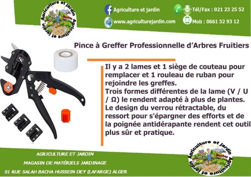 Pince à Greffer Professionnelle d’Arbres Fruitiers