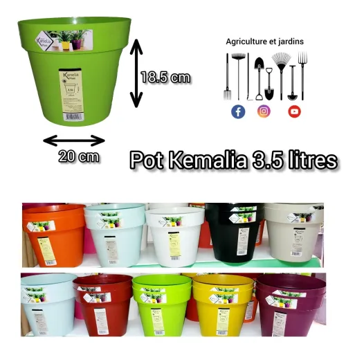 Pot en plastique Kamelia