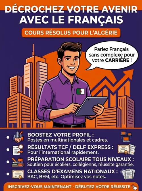 Cours de Français sur Mesure (Scolaire, Examens BAC/BEM, Professionnel)