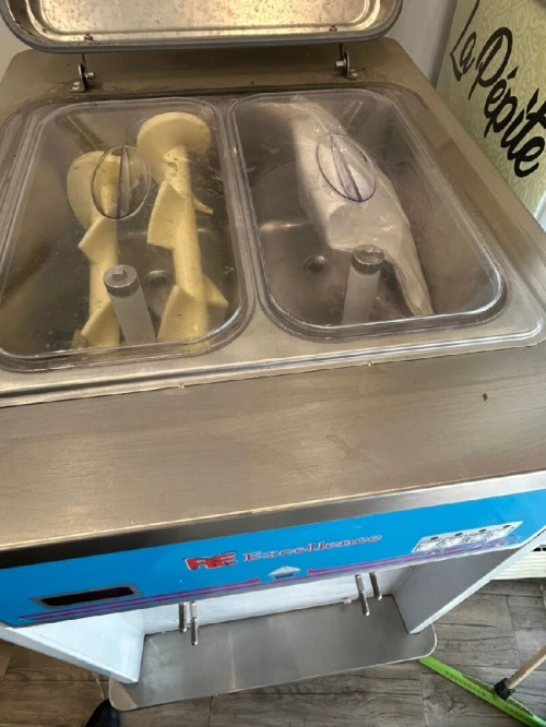 Machine a glace exelence 380 v double compresseur