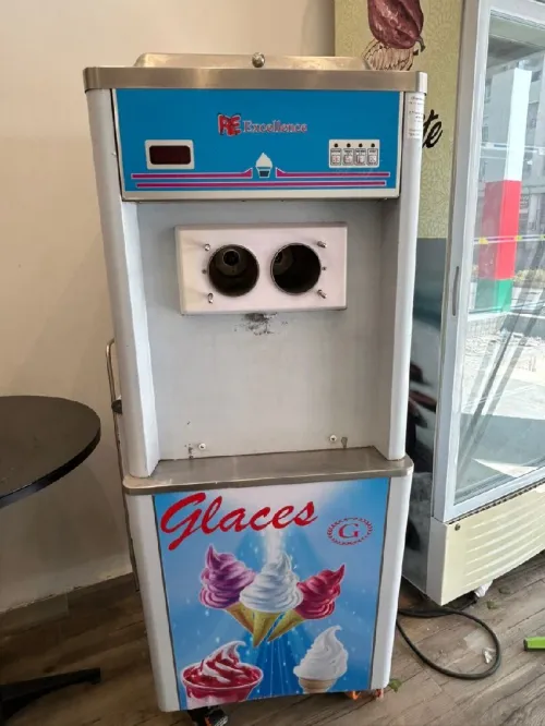 Machine a glace exelence 380 v double compresseur