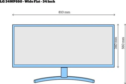 Monitor LG 34WP550 ULTRAWIDE