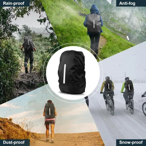 Housse de Pluie Étanche pour Sac à Dos - Protection Totale Randonnée, Trekking & Hikking, Bikepacking