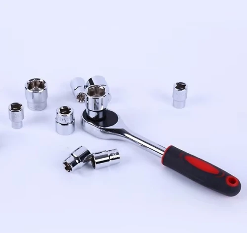 Kit Clé à Cliquet & Douilles Pro-Cycle - Outil Compact 12 Piéces pour Voyageur Vélo