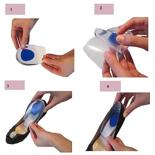 Talonnettes Gel Silicone - Protection Anti-Choc & Soulagement Randonnée