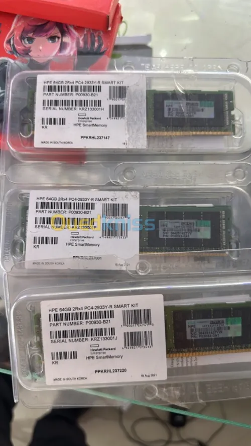 RAM Serveur HPE 64GB DDR4