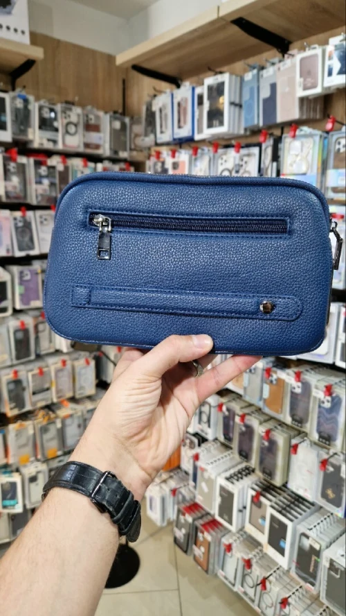 Sacs à empreintes digitales en cuir pour hommes