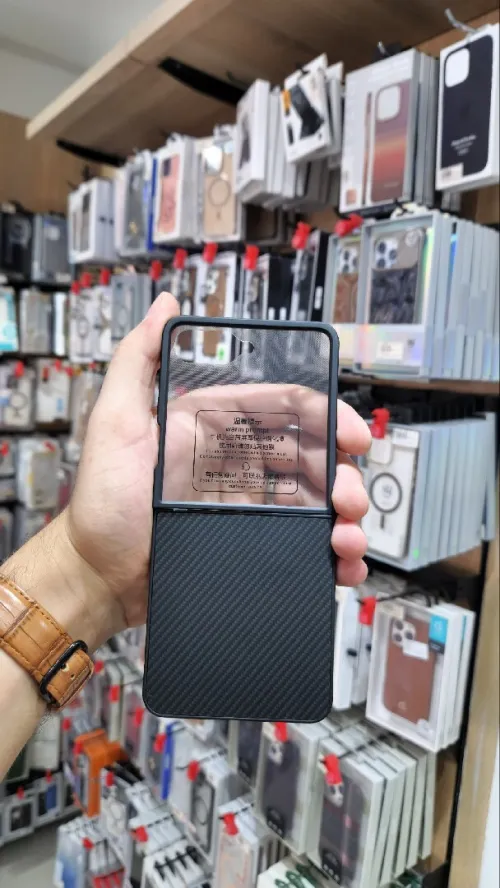 Coque Antichoc  Élui Galaxy ZFlip 7 Protection Texturée en carbonne