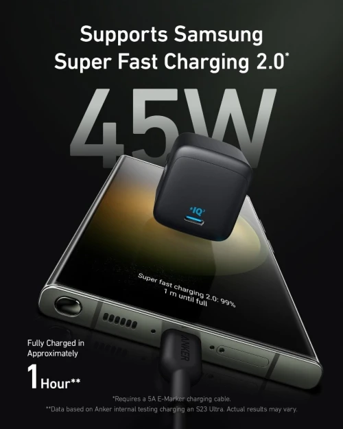 Chargeur Anker 313 45 W