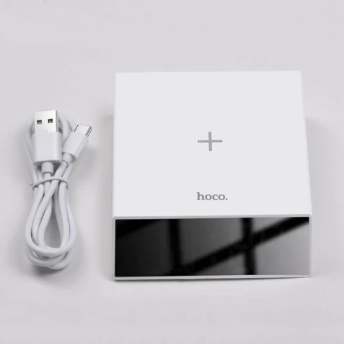 réveil de bureau LED avec chargeur sans fil,10W, Station de charge pour téléphone