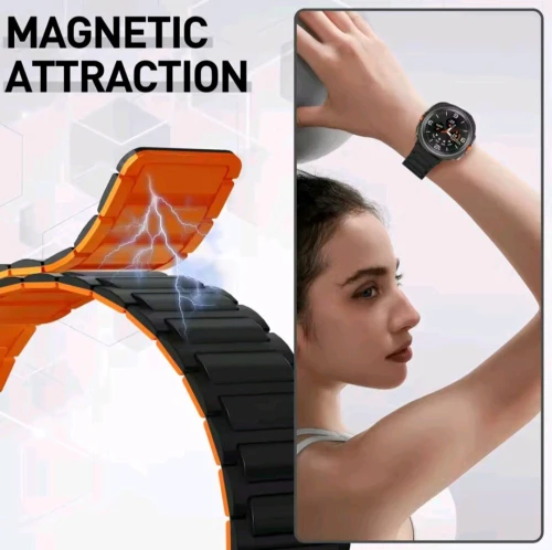 Bracelet Samsung Galaxy Watch 8 en silicone Magnétique