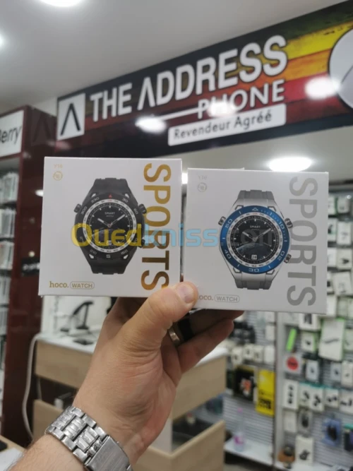 Montre Hoco Y16 Smart-Watch Sports 1.39 pouces intelligente Bluetooth connectée étanche IP68