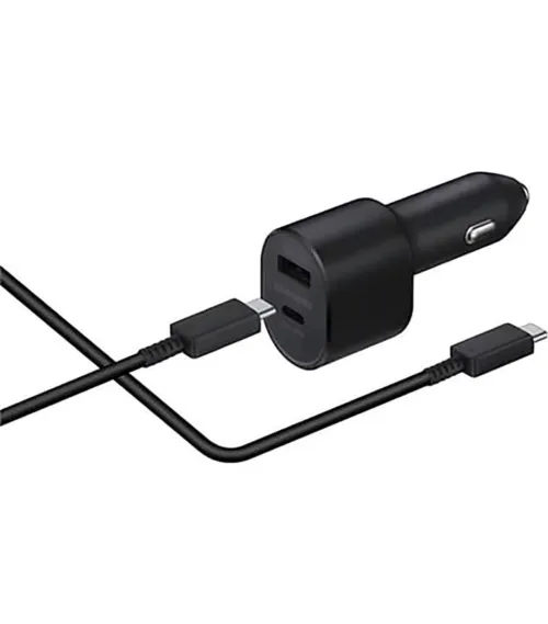 SAMSUNG Chargeur de voiture double super rapide (45 W + 15 W) 2 ports EP-L5300 Noir
