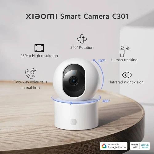 Caméra de surveillance XIAOMI Smart Caméra C301