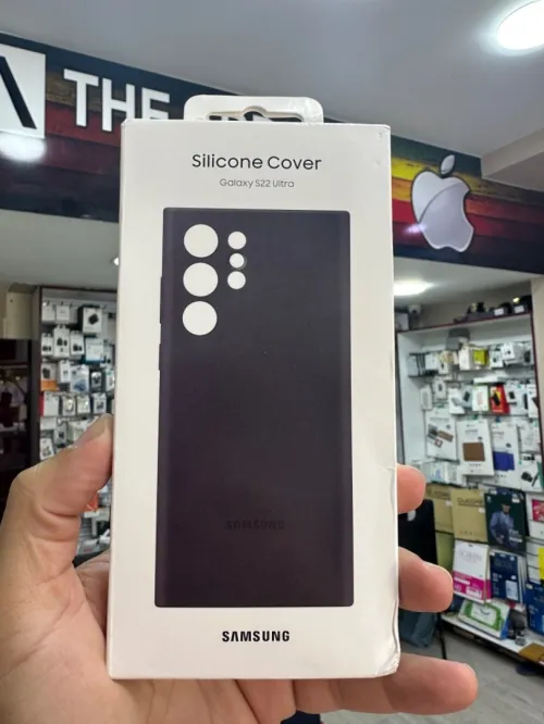 Coque original Samsung en silicone Galaxy S23 Ultra/S23/S22 ultra 