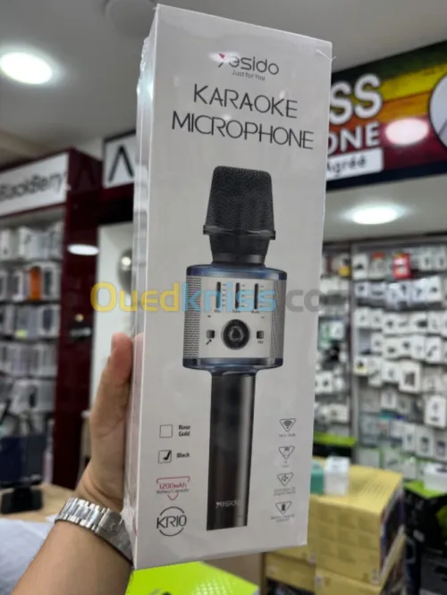 Microphone karaoké yesido KR10
