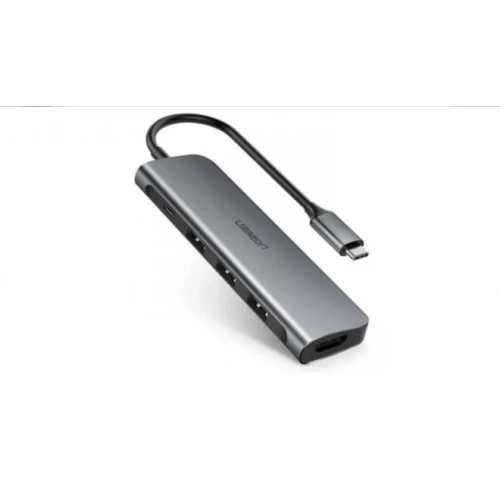Adaptateur multifonction UGREEN USB C 5en1 HDMI 3 ports USB 3.0  USB Type C PD