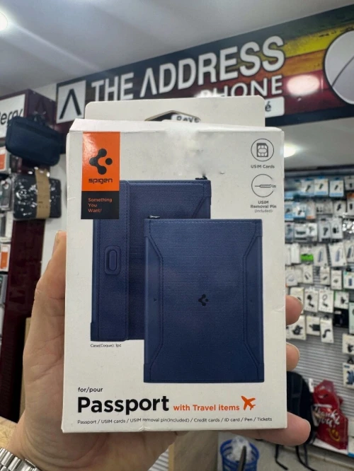 portefeuille pour passeport spigen