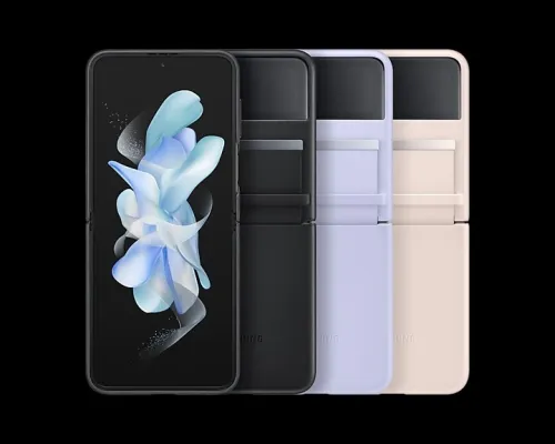Pochette Samsung Z FLIP 4 flap cuir cover 