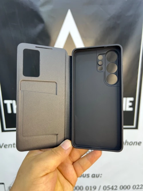 Pochette S26 Ultra S25 Ultra Smart View wallet Case