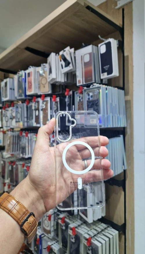 Coque Antichoc Samsung A56 5g en Cristal anti-jaunissement avec MagSafe 