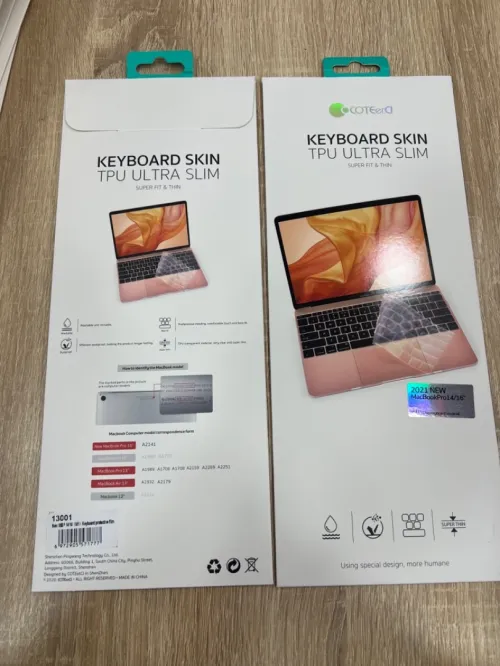 Film de protection invisible pour clavier MacBook 