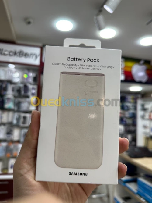 Power bank Samsung Batterie externe charge ultra rapide 25W