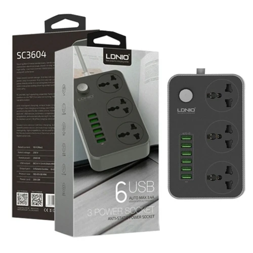 Multiprise LDNIO SC3604