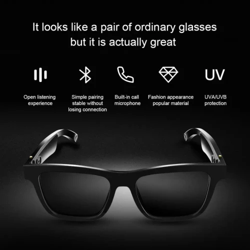 Lunettes de soleil intelligentes Bluetooth 5.0