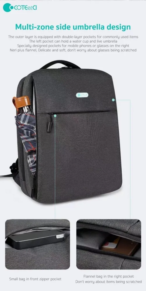 Sac à dos pc coteetci 13/16´´
